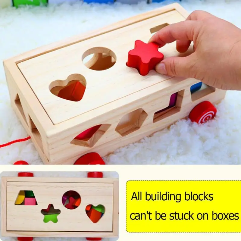 Развивающая коробка фигурный сортер детский познавательный, на поиск соответствия строительный блок игрушка