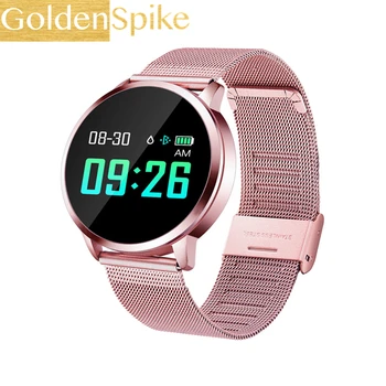 

2019 Q8 Blood Pressure Oxygen Smart Watch IP67 Waterproof Watch Heart Rate Monitor Pedometer SmartWatch for xiaomi huawei iphone