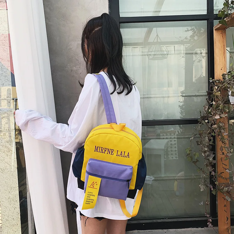 

2019 Female High Quality Canvas Travel Backpack Women Mochila Feminina Sac A Dos Back Pack School Bags For Teenage Girl Rucksack