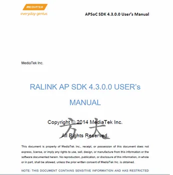 

For MT7621 MT7628 MT7628 MT7620 RT5350 SDK MTK official 4.3.2SDK