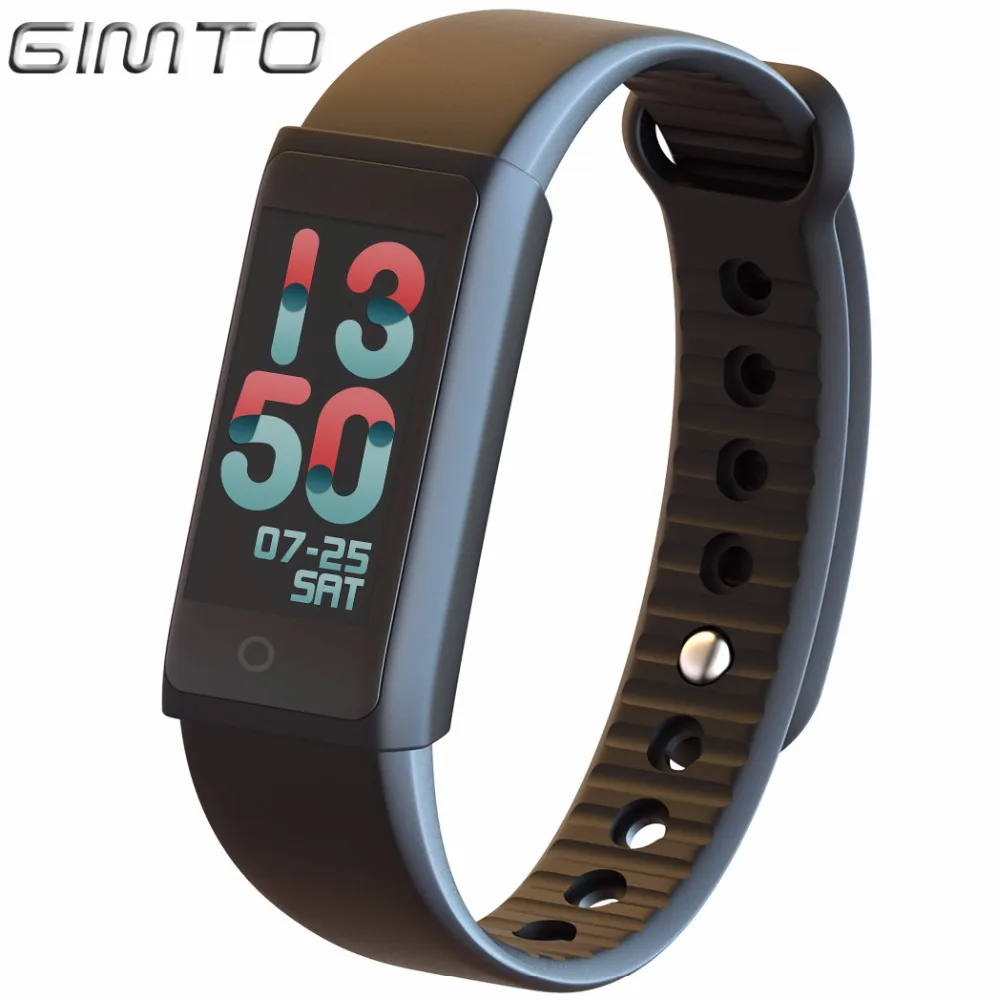 

GIMTO Sport Smart Bracelet Watch Digital Clock Waterproof Stopwatch heart rate monitor blood pressure Pedometer for IOS Android