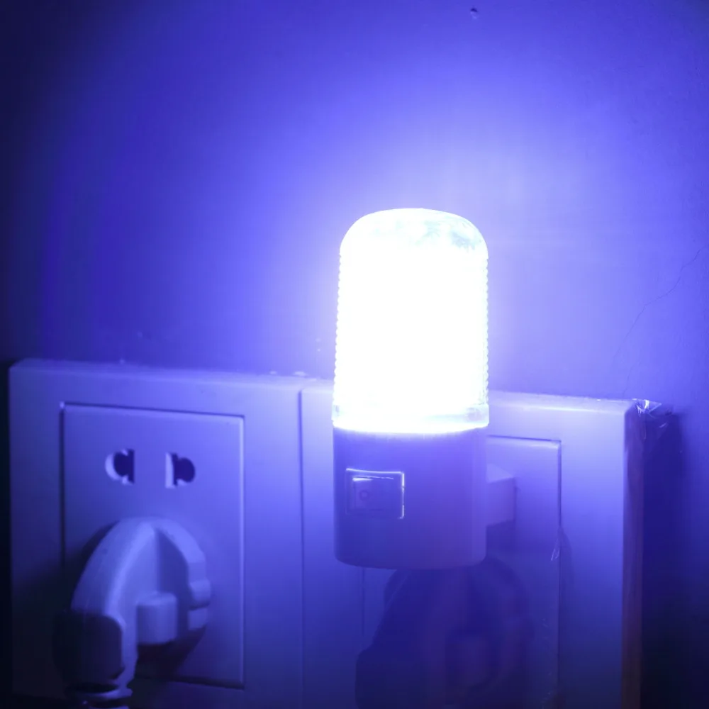 Aliexpress.com : Buy 1pcs Lowest price Wall Mounting Bedroom Night Light Lamp 1W 6 LED AC Plug ...