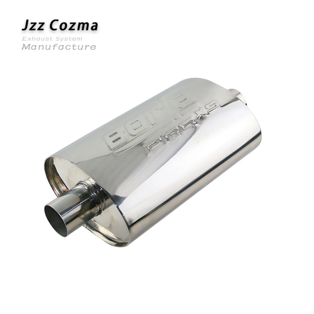 Универсальный резонатор выхлопных газов JZZ SS201 2 дюйма Y образный толщина 1
