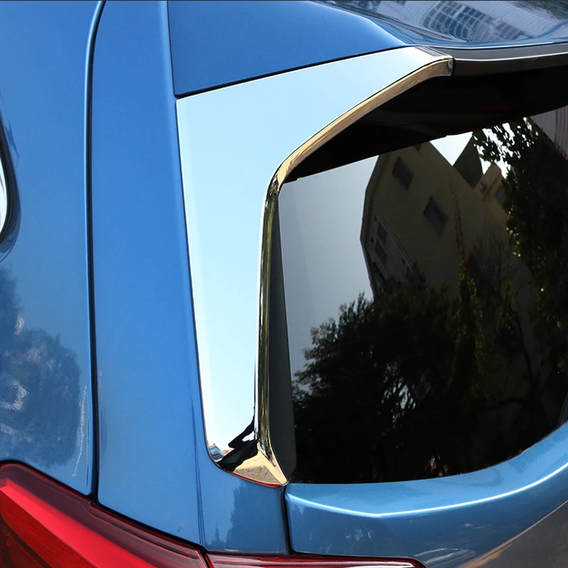 

Exterior Accessories Rear Window Side Sill Cover Trim ABS Chrome 2pcs For Subaru Forester 2019