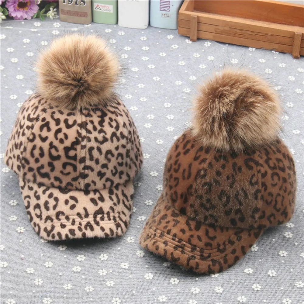 Зимние теплые леопардовые шапки для маленьких мальчиков и девочек; зимние шапки для детей; зимние шапки для девочек; детская хлопковая шапка; Детские шапки с принтом