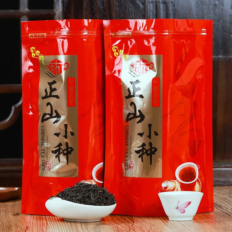 

Chinese Zhengshanxiaozhong Zheng shan xiao zhong black tea lapsang souchong 250g High quality Green food