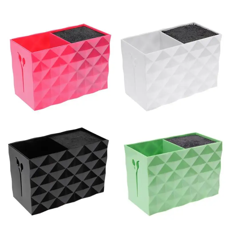 Buy ABS Makeup Organizer Hair Comb Scissor Storage Box Salon Hair Scissor Tools