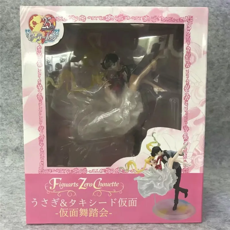 Anime Sailor Moon 25th Anniversary Action Figure Toys Romantic Masked Dancing Party Chiba Mamoru Figuras Dolls Gift 24cm (4)