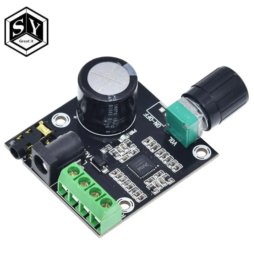1 шт. супертонкий цифровой усилитель 2x15 Вт класс D 12 В|audio amplifier board|digital boardboard board |