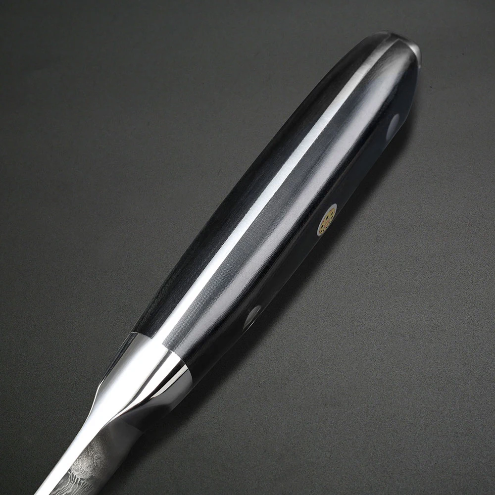 SUNNECKO 3 шт. слайсер для очистки овощей нож шеф-повара набор кухонных ножей японский Дамаск VG10 стали бритвы острые G10 Ручка режущие ножи
