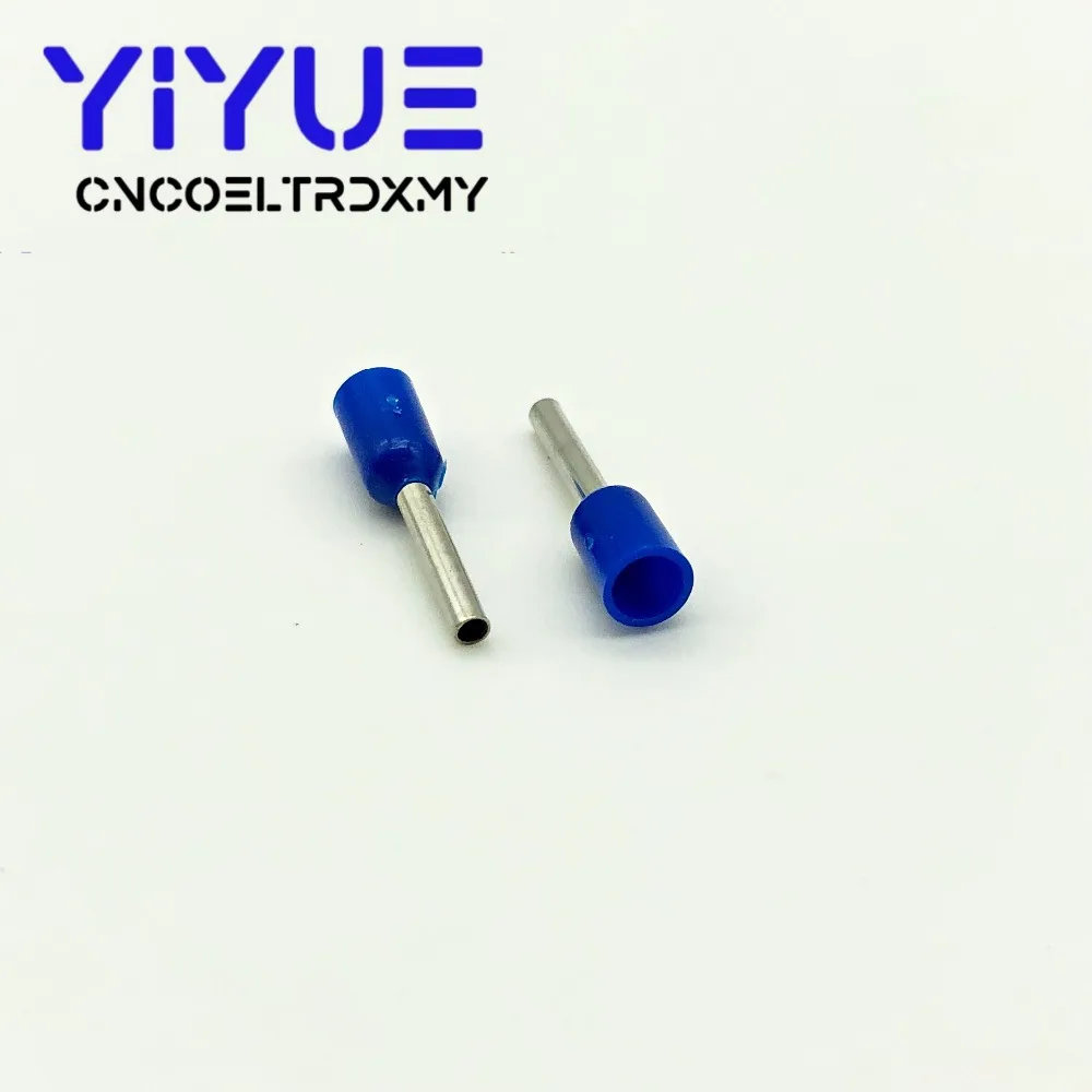 E7508 100 шт./упак. трубки Изоляционные изолированные клеммы 0.75MM2 кабель провода разъем изоляционные обжимной терминал разъем E