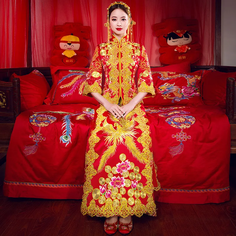 Best Seller High Quality Chinese Traditional Wedding Dress