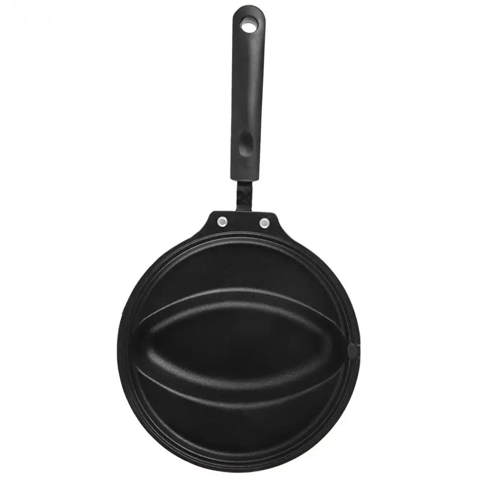 Новая антипригарная Складная сковородка для омлета ручная сковорода нержавеющая сталь двухсторонняя сковорода для гриля уличная сковорода