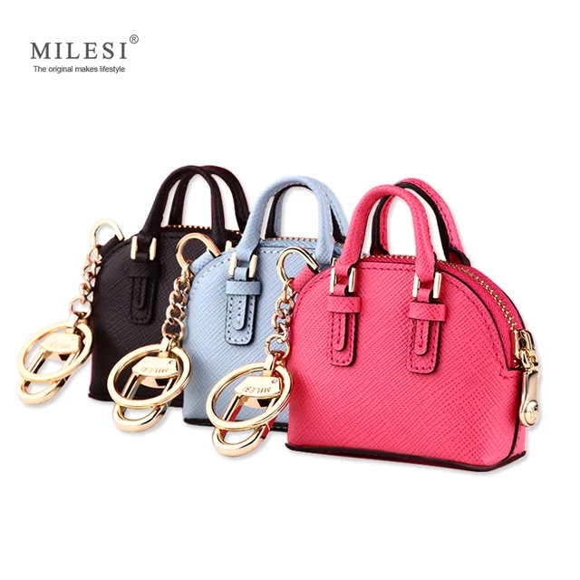 Milesi Fashion Bag Pendant Women Keychain Lady Handbag Accessories Milesi Fashion Bag Pendant Women Keychain Lady Handbag Accessories Cute Miniature For Smart Doll Mp373