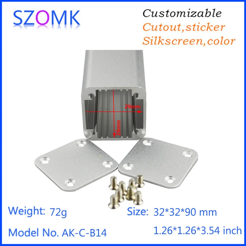 aluminum extrusion case szomk aluminum project box electronics enclosure for pcb (3).jpg