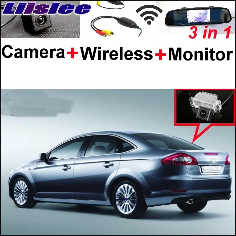 

Liislee 3 in1 Special Rear View Camera + Wireless Receiver + Mirror Monitor Back Up Parking System For Ford For Mondeo 2008~2017