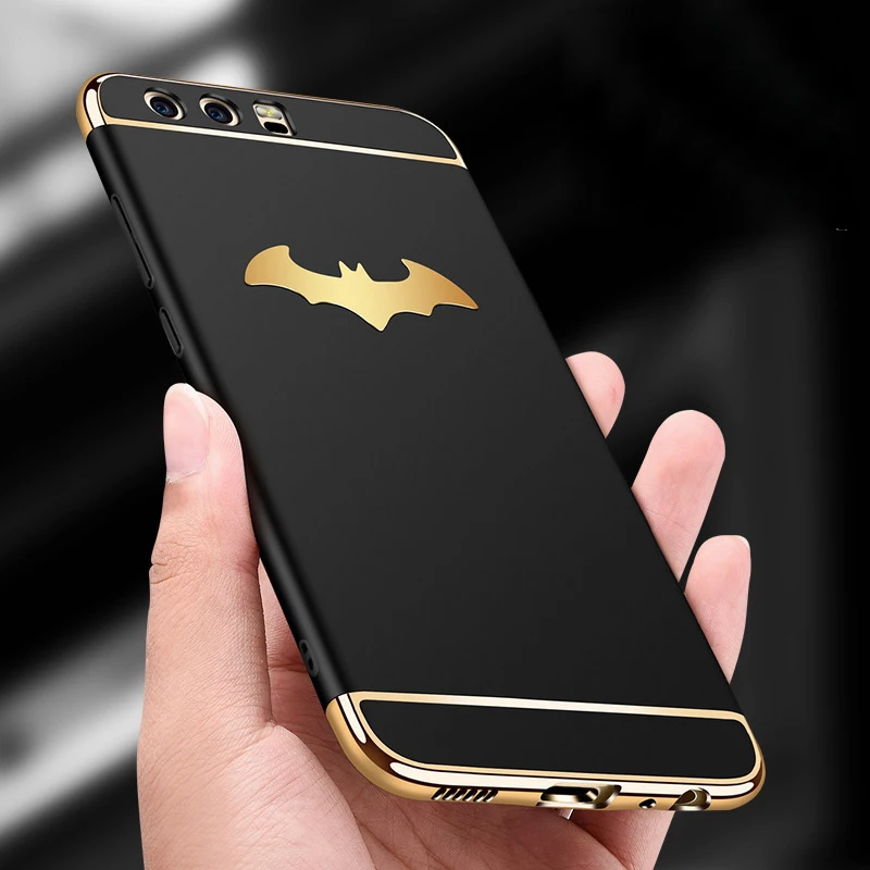 Batman Case For Huawei Honor 8 9 6X Mate P9 P10 Plus Cool Hybrid Plating Frame Shockproof Cover |