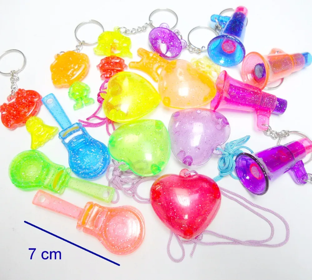 mixed glitter color toys