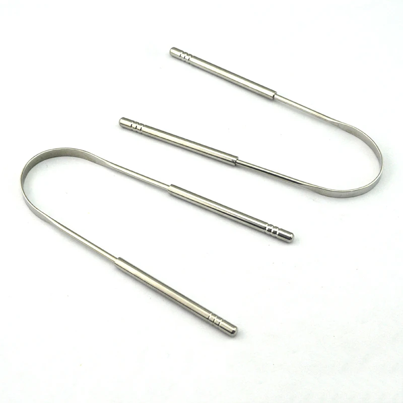 Harga 1 Pcs Pembersih Lidah Stainless Steel Silika Menangani Pengikis Lidah Oral Kebersihan Gigi Membersihkan Lidah Sikat Perawatan Mulut