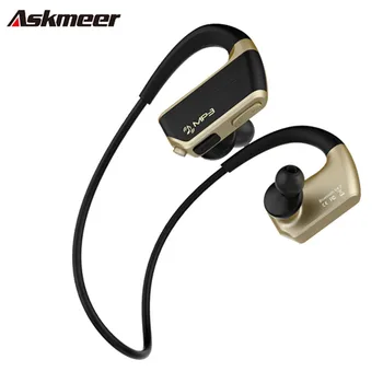 

Askmeer J2 8G Anti-Sweat Mp3 Music Player+Wireless Bluetooth Handsfree Headset with Mic Sport Running Earphone Earbuds for Phone