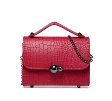 2016 nouvelle haute qualité femmes sac à main de modèle de crocodile Mme Messenger Sac PU cuir dame de la mode embrayage zs323