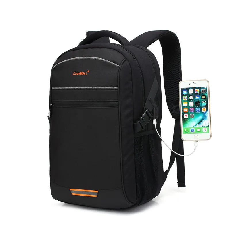 Coolbell Анти-Вор Usb рюкзак школьный водонепроницаемый Дорожная сумка на плечо для мальчиков и девочек Мужской Дорожный Чехол бизнес Чехол