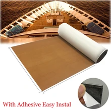 Коричневый Тиковый настил лист для лодки RV Yacht EVA синтетический морской пол ковер Противоскользящий самоклеящийся коврик лодки Аксессуары