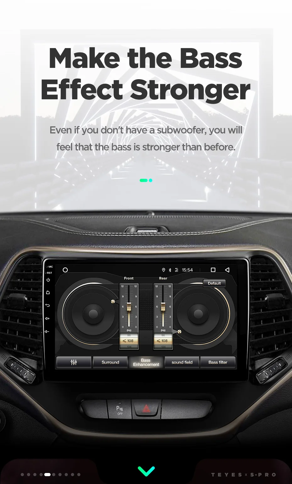 Best TEYES SPRO For Jeep Cherokee 5 KL 2014 2015 2016 2017 2018 Car Radio Multimedia Video Player Navigation GPS Android 8.1 No 2din 11