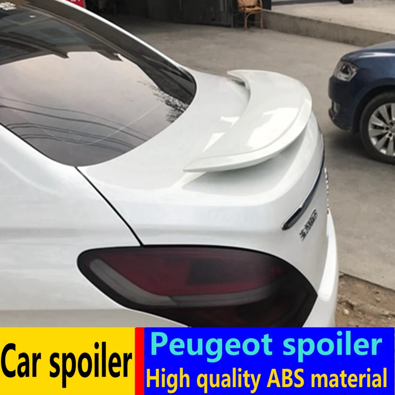 

For Peugeot 308 408 508 301 207 Spoiler 2007-2018 High quality ABS material Automotive Rear wing Primer color rear spoiler