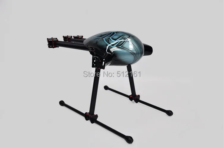 

Ultra-cool!WST Alien UFO-1100 FPV drones quadcopter full Carbon fiber Foldable frame kit Dual motor mount
