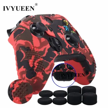 

IVYUEEN 15 Colors Silicone Cover for Microsoft Xbox One X S Slim Controller Protective Case Skin with Analog Thumb Stick Grip