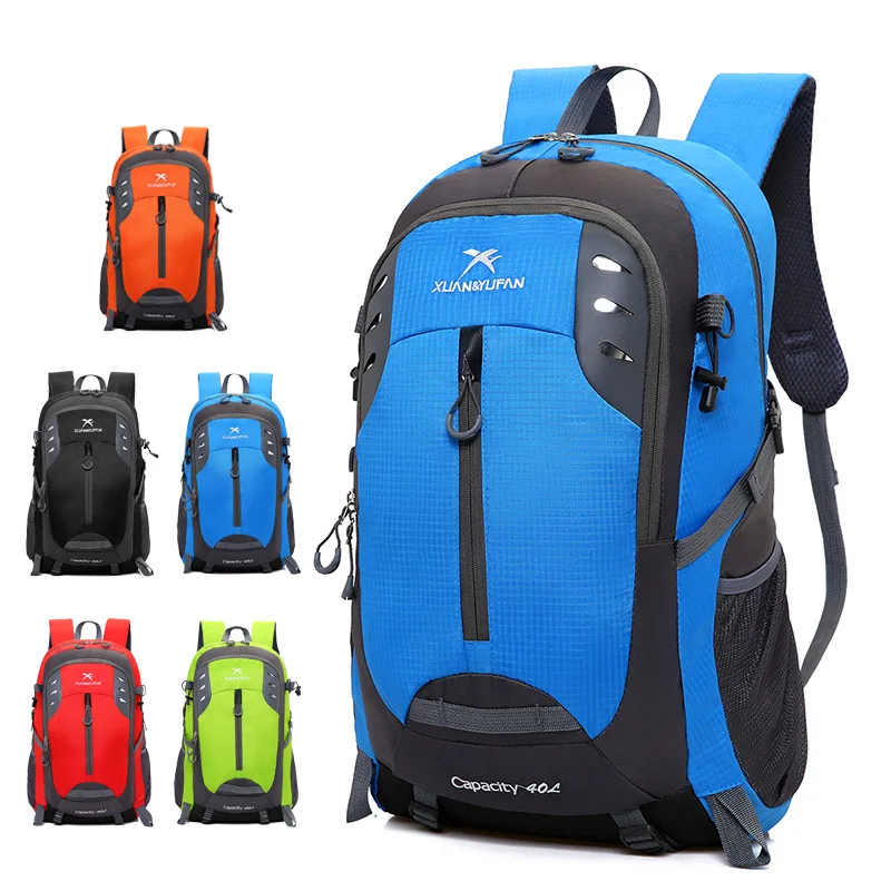 

Men Lightweight Outdoor Sports Bag 40L Mountaineering Backpack Functional Men Women Bag Bolsas Femininas Hiking traveling Bag
