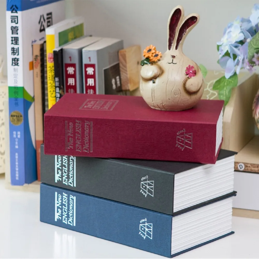 

New Creative Storage Box Metal Material L/S Size Deposit Money Box With Key Style Camouflage Safe Jewellery Cash Strongbox