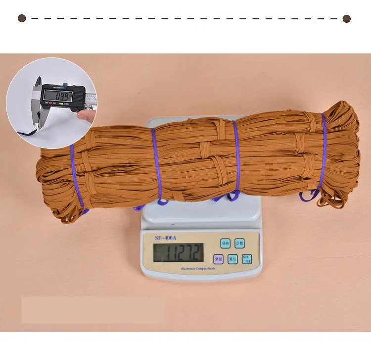 XUNZHE 6 мм* 330 м цветная мягкая трикотажная плетеная эластичная тканая лента для шитья одежды нижнее белье брюки детская одежда