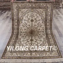 YILONG 4'x6' турецкий ковер Цветочная антикварная вещь ковры ручной работы элегантный ковер(LH471B4x6
