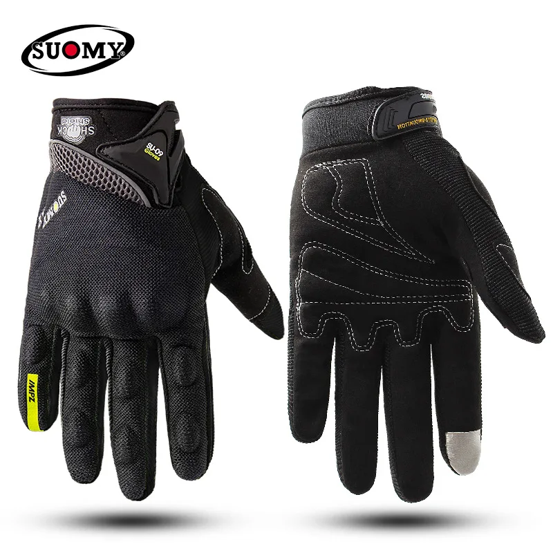 Motorcycle Gloves Sports Gloves SUOMY Motorcycle Gloves Racing Summer Full Finger Protective For Yamaha BMW