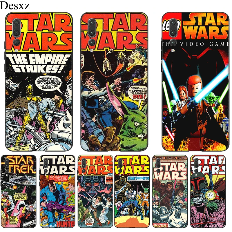 

Silicone Mobile Phone Case For Honor Note 10 9 7X 7C 8X 8C 7A 6A 8 Lite Cover Star Wars Marvel Comics Shell Bag