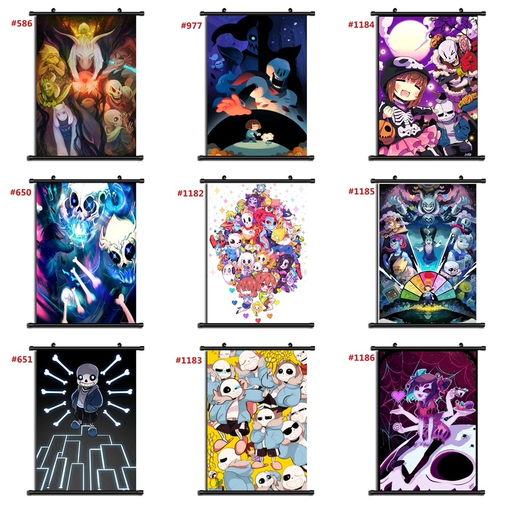

undertale Anime manga wall Poster Scroll A