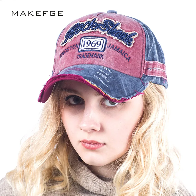 Washed Denim Baseball cap Snapback Hats spring Autumn Summer Hat for Men Women Caps Casquette Letter Wholesale Gorras Dad