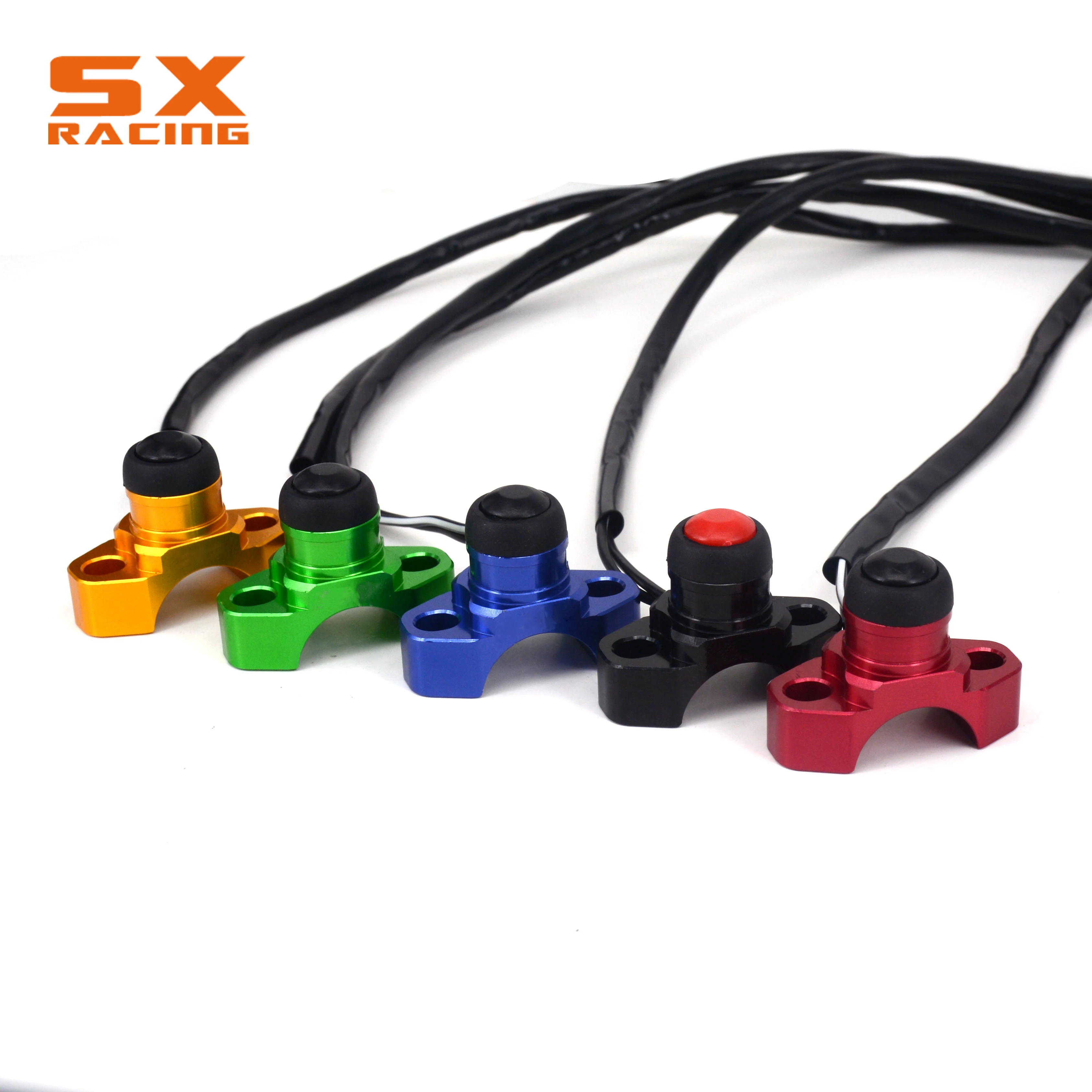 Billet CNC Engine Kill Stop Start Switch Button Black Fits Off-road ATV Quard