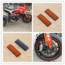 Оранжевый отражатель ноги вилки мотоцикла для Ducati