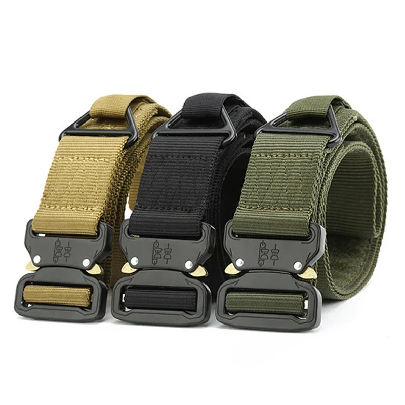 

Tactical Belts Military Molle Nylon Waist Belt Metal Buckle Heavy Duty Training Waist Belt Hunting Accessories Adjustable