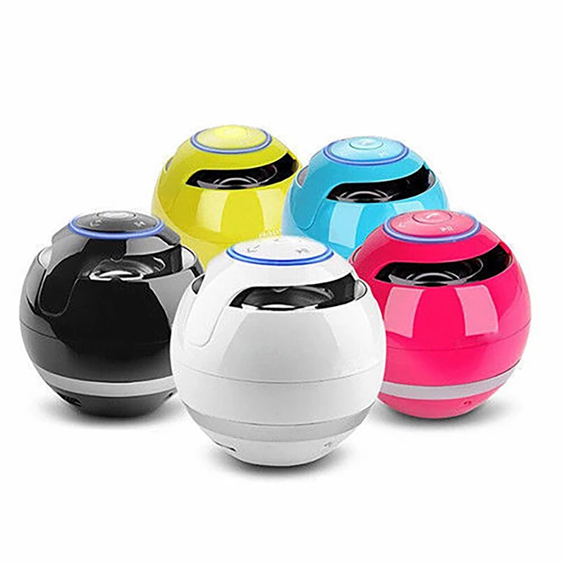 Портативный круглый беспроводной динамик Heaton Bluetooth V3.0 + TF-карта супер бас FM