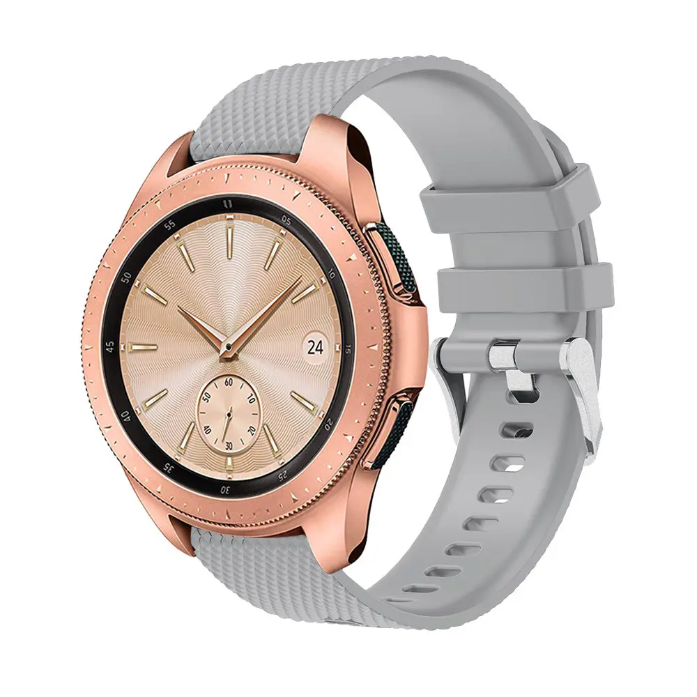 Силиконовый ремешок 20 мм Замена для Samsung Galaxy Watch 42 Смарт часы Garmin Venu/Amazfit Bip lite/GTS на