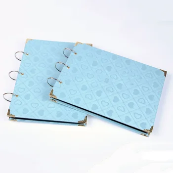 

Hot Selling Creative Black Card DIY Photo Album A4 Size 30 Inner Pages Photo Album Birthday Gifts Family Memory Scrapbook Album