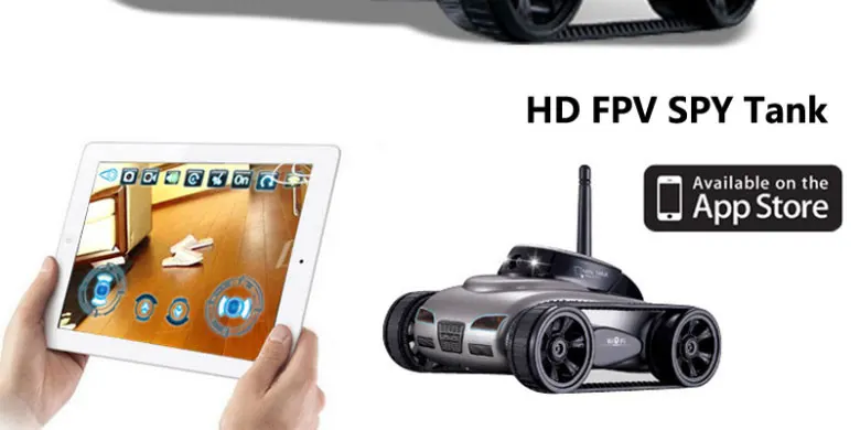 Бесплатная доставка rc Танк 777-287 4Ch 2,4 г App-control led wifi FPV RC i-Spy RC автомобиль с камерой iPhone iPad Пульт дистанционного управления детский подарок