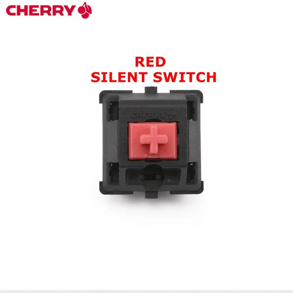 CHERRY MX бесшумный переключатель Красный Черный 3PIN бесшумный переключатель механический переключатель - Цвет: MX SILENT 3PIN RED