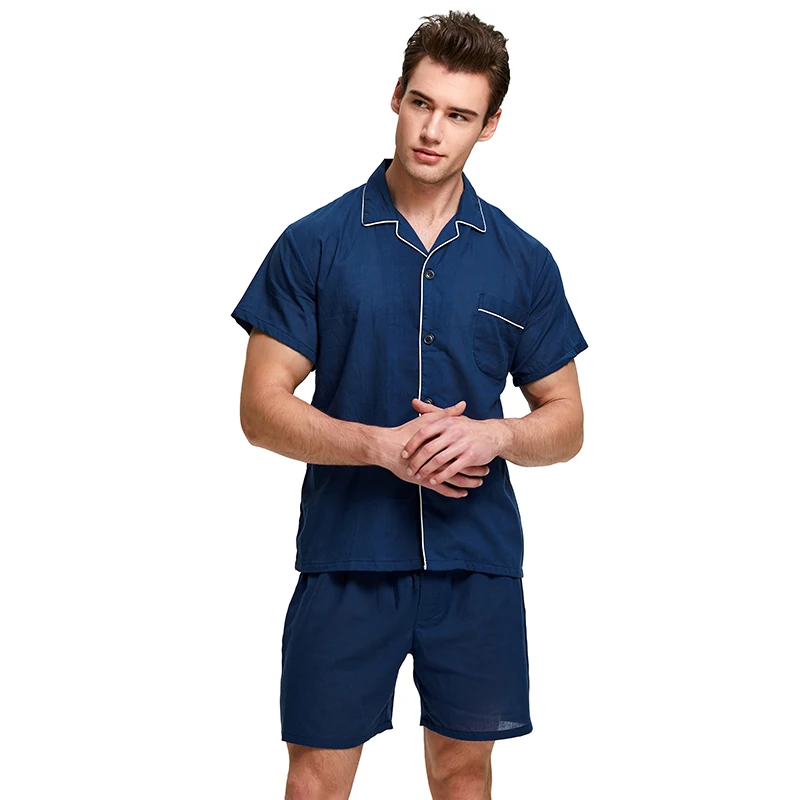 Tony&Candice Pajamas Men Sleepwear 100% Cotton Men's Nightwear Long Sleeve Sleep Lounge Casual Male Nightgown Soft Pyjama Set Tony&Candice Pajamas Men Sleepwear 100% Cotton Men's Nightwear Long Sleeve Sleep Lounge Casual Male Nightgown Soft Pyjama Set
