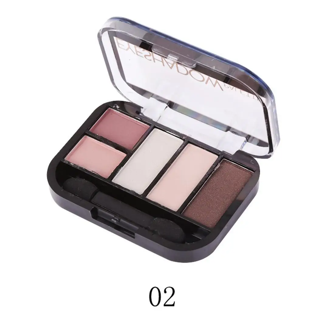 

5 Colors Professional Eyeshadow Palette Shimmer Matte China Eye Makeup Cosmetics 1-4 Casual, Party, Dating