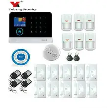 Yobang Security Russian/Spanish voice wifi GSM Wireless Alarm System APP control Smart Home Burglar Security Alarm System Kit